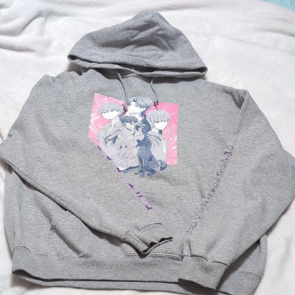 Gray Fruits Basket Hoodie